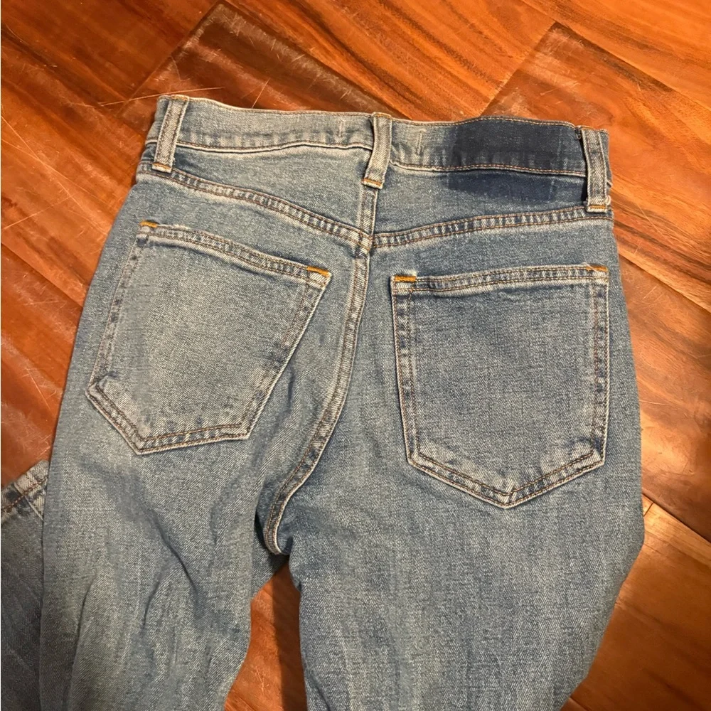 Abercrombie & Fitch Straight Leg Jeans‎ Women’s Size 24 Light Wash (0578)